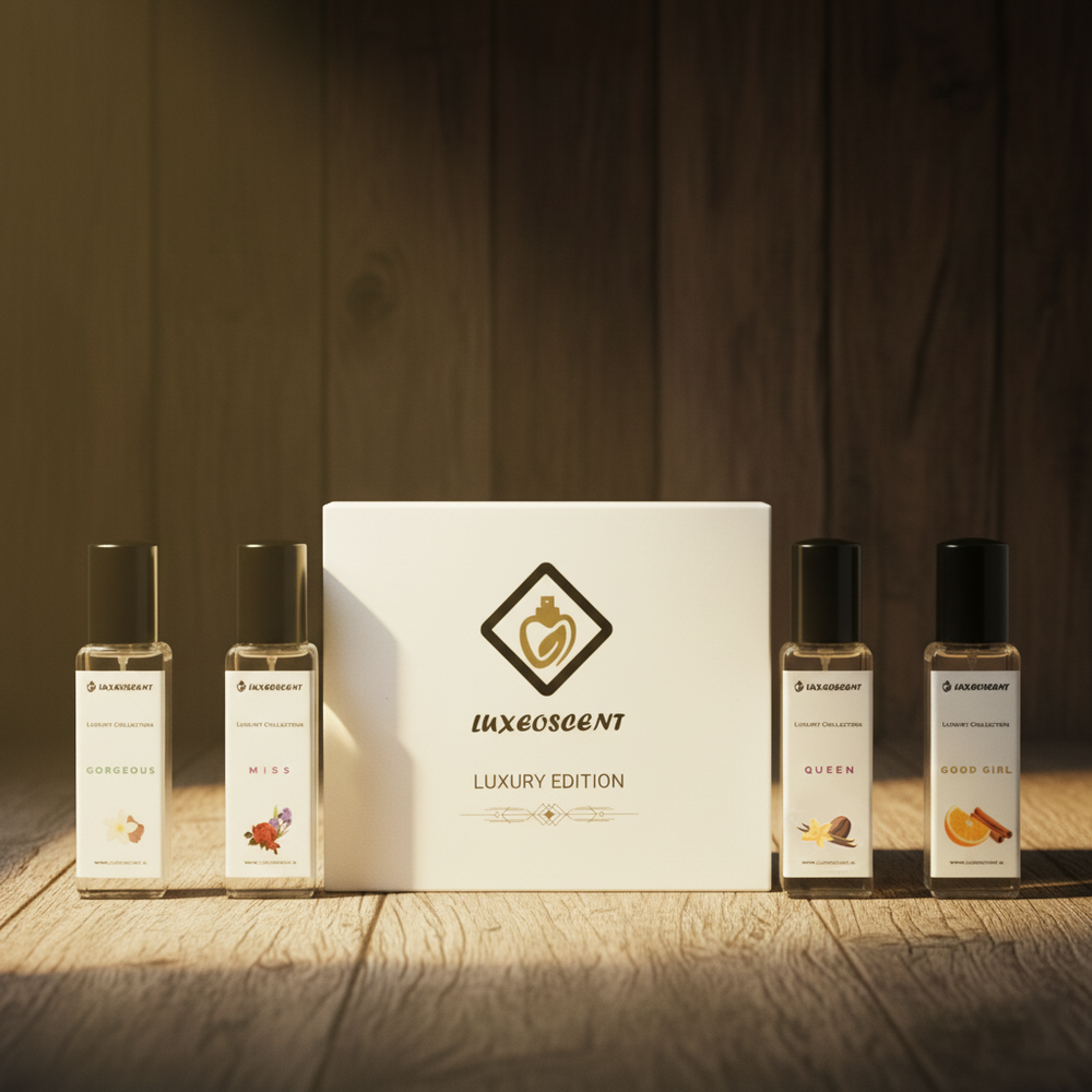 4 X 20ml Perfume Gift Set for Men & Women | Luxury Long-Lasting Luxury Collection - Luxeoscent.in