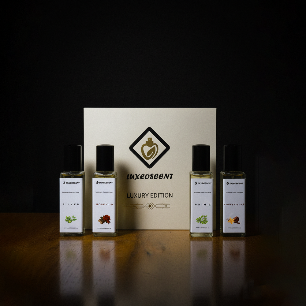 4 X 20ml Perfume Gift Set for Men & Women | Luxury Long-Lasting Luxury Collection - Luxeoscent.in